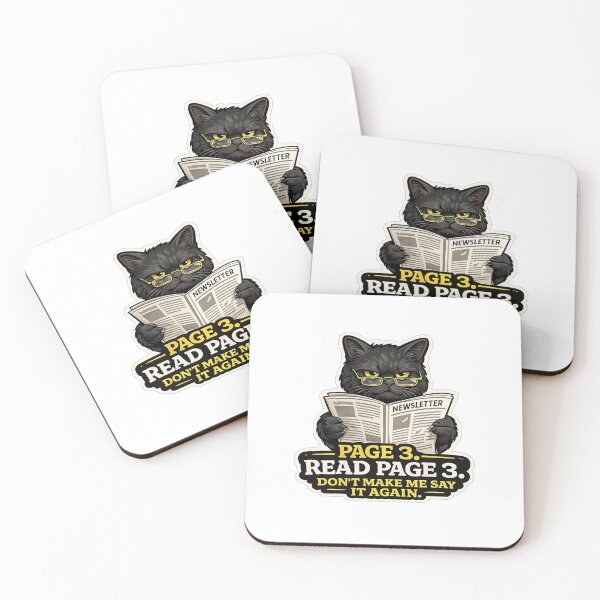 Item preview, Grumpy Black Cat Funny Neighbor Rules Cat Lover Gift  designed and sold by Gentlestate.