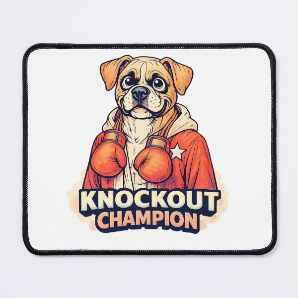 Item preview, Bulldog Knockout Champion Boxing Gloves Tee designed and sold by SoftSproutstu.