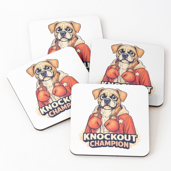 Item preview, Bulldog Knockout Champion Boxing Gloves Tee designed and sold by SoftSproutstu.