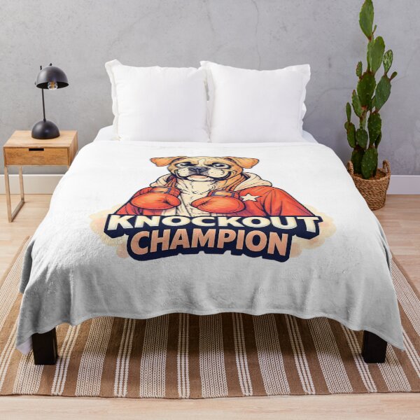 Item preview, Bulldog Knockout Champion Boxing Gloves Tee designed and sold by SoftSproutstu.