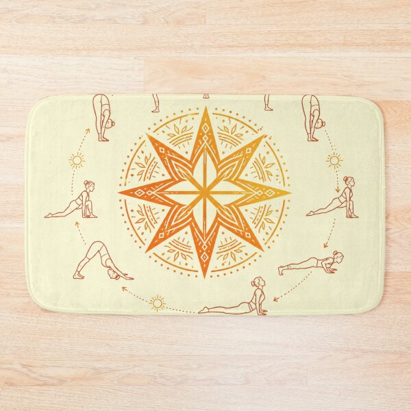 Item preview, Greeting the Source. Flowing with Life. | Alatir Sun Salutation Design designed and sold by InnerwayStudio.