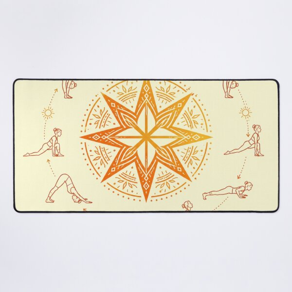 Item preview, Greeting the Source. Flowing with Life. | Alatir Sun Salutation Design designed and sold by InnerwayStudio.