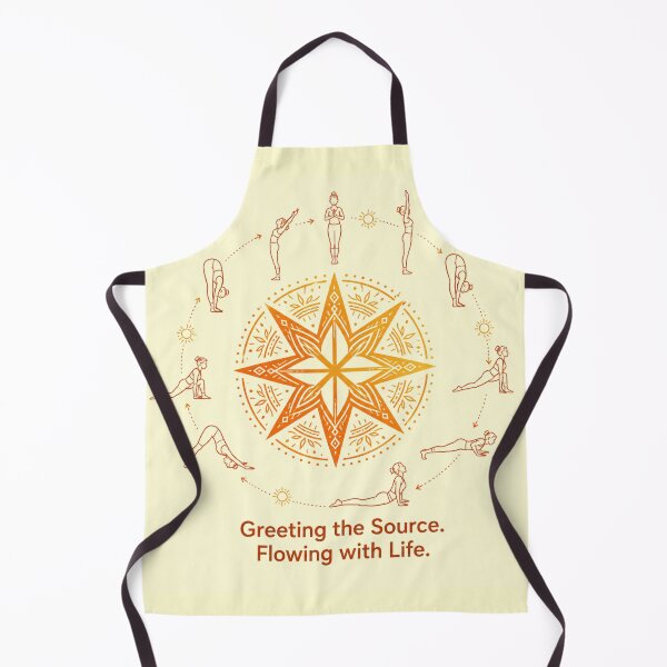 Item preview, Greeting the Source. Flowing with Life. | Alatir Sun Salutation Design designed and sold by InnerwayStudio.