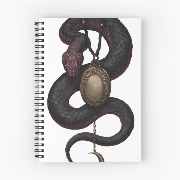Item preview, Moonlit Locket Serpent designed and sold by IllumeInk.