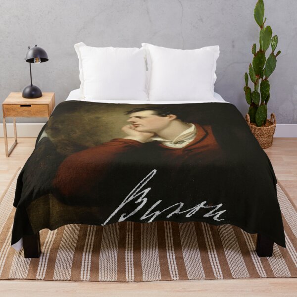 Item preview, Lord Byron Portrait Art Print | Romantic Poet Vintage Painting designed and sold by Grand Illusions.