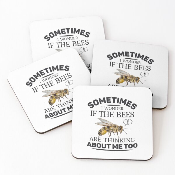 Item preview, Thinking About Bees Funny Honeybee Meme designed and sold by HBDStudio.