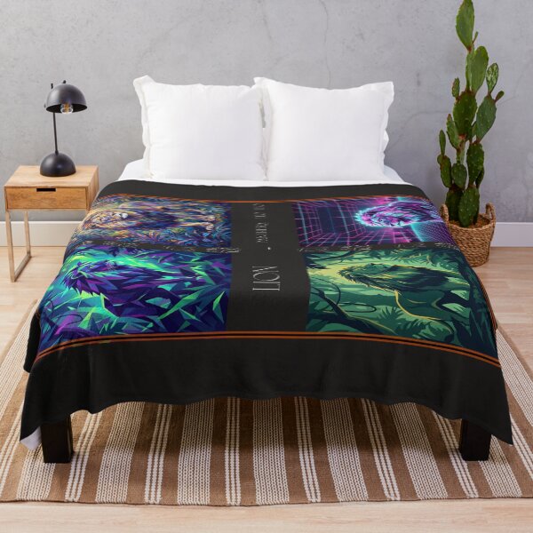 Item preview, Retro 80s Neon Glowing Lion & Jungle Wildlife designed and sold by SubhAksara.