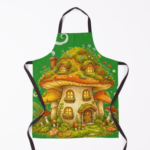 Item preview, Cozy Mushroom Forest Cottage - Whimsical Fairy Tale House Art designed and sold by MT-Hub | Cute Aesthetic Art, Stickers & Phone Cases.