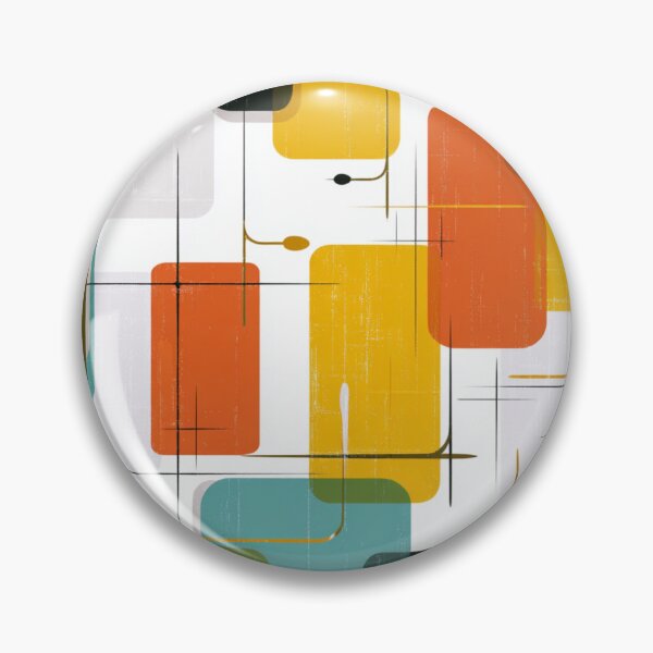 Item preview, Mid-Century Modern Abstract - Vintage 1950s - Retro Modernist Art designed and sold by GrinGalore.