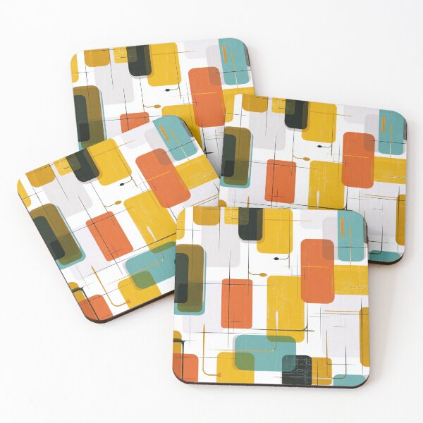 Item preview, Mid-Century Modern Abstract - Vintage 1950s - Retro Modernist Art designed and sold by GrinGalore.