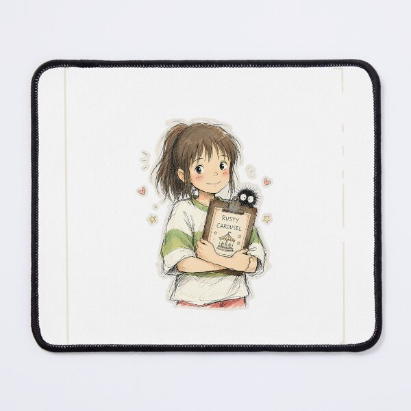 Item preview, CHIHIRO RUSTY CAROUSEL CLIPBOARD designed and sold by LIS AND MELIVERSO.
