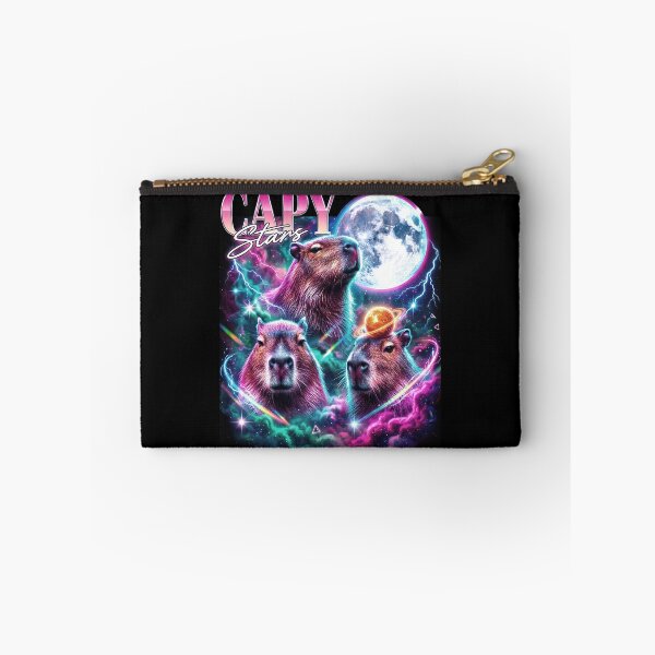 Item preview, Three Capybara Moon Star Funny Capybara Meme  designed and sold by brocknanart.