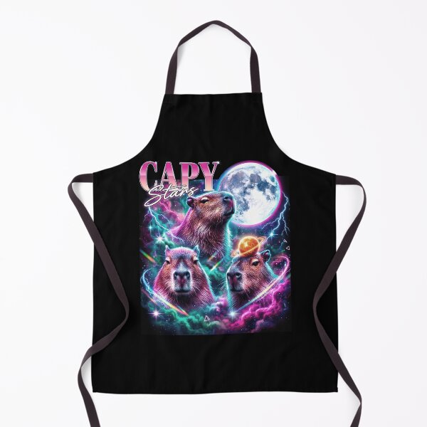 Item preview, Three Capybara Moon Star Funny Capybara Meme  designed and sold by brocknanart.