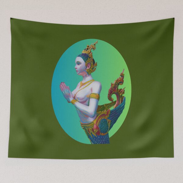 Item preview, Kinnaree Oil Paint style designed and sold by Linklandiya.