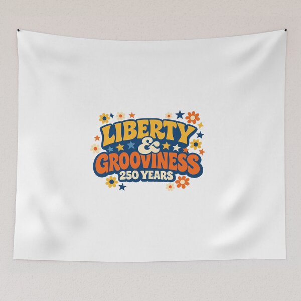 Item preview, Liberty Grooviness 250 Years Retro Patriotic Celebration designed and sold by chattsuede.