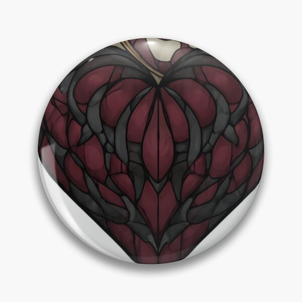 Item preview, Stained Glass Heart Moon designed and sold by IllumeInk.