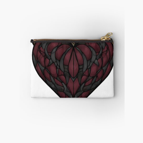Item preview, Stained Glass Heart Moon designed and sold by IllumeInk.