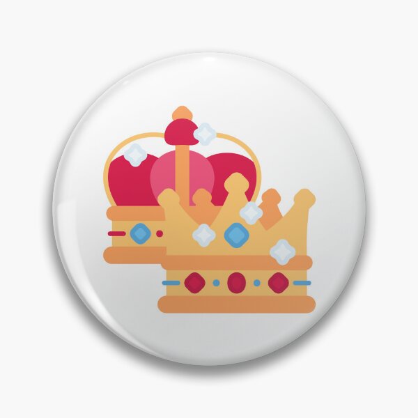 Item preview, King and Queen Crowns Together - Royal Pair Sticker for Partnership designed and sold by Tr Creative Design.