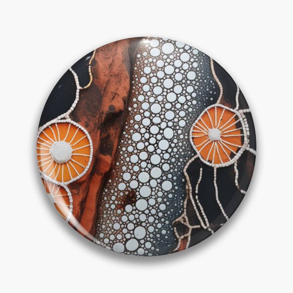 Item preview, Arte de puntos de inspiración aborigen: la atmósfera en Litchfield designed and sold by GrinGalore.
