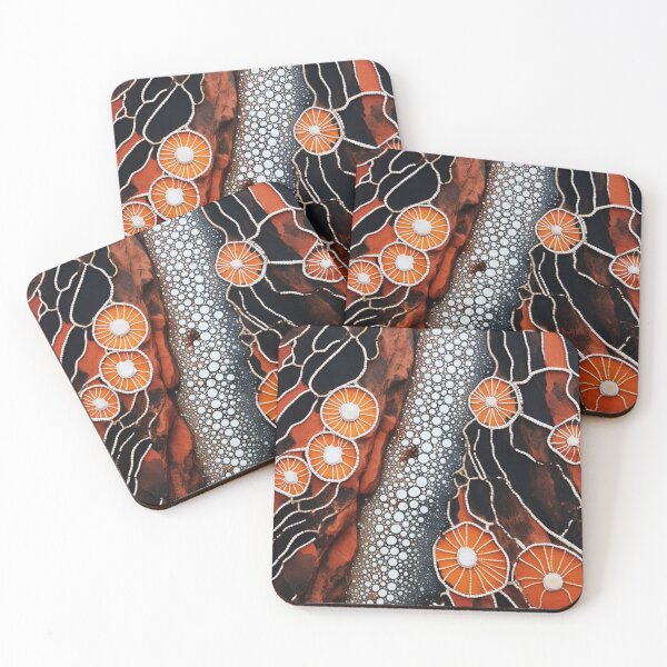Item preview, Aboriginal Inspired Dot Art - The Atmosphere in Litchfield designed and sold by GrinGalore.