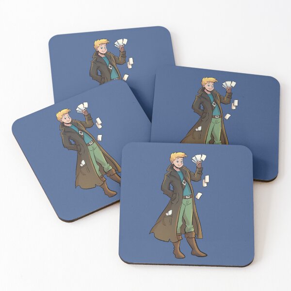 Item preview, Cool Anime Boy with Playing Cards Funny Gamer Birthday Gift designed and sold by TeamLouOfficial.