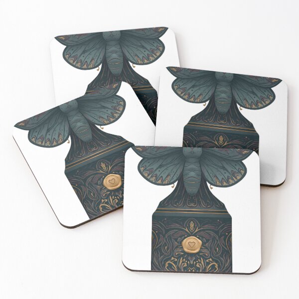 Item preview, Apothecary Moth Bottle designed and sold by IllumeInk.