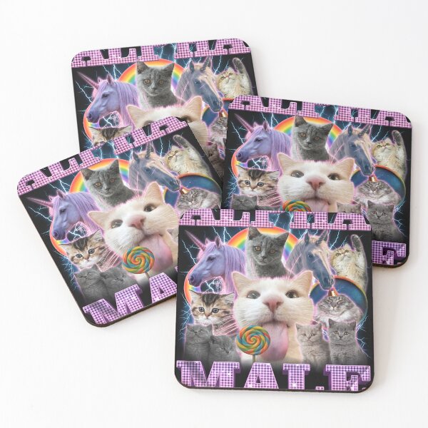 Item preview, Funny Alpha Male Cats Unicorn Vintage designed and sold by brocknanart.