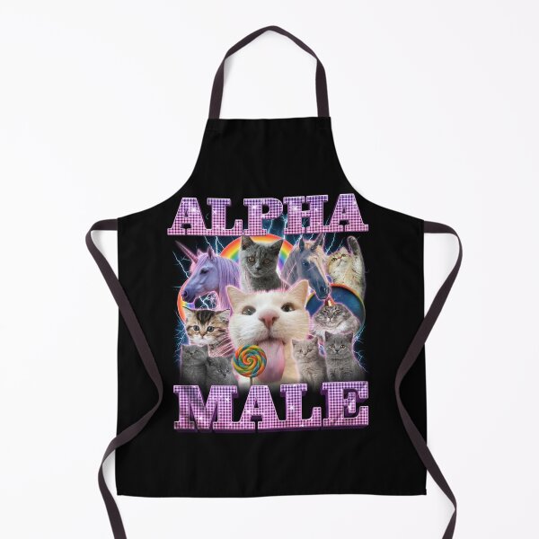 Item preview, Funny Alpha Male Cats Unicorn Vintage designed and sold by brocknanart.