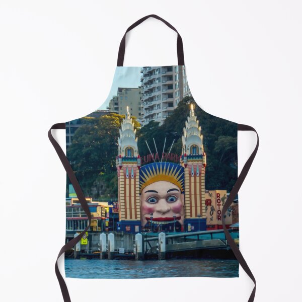 Item preview, Sydney Luna Park from Harbour | Iconic Retro Amusement Park, New South Wales, Australia - Milsons Point Art designed and sold by Ross.A.Campbell.
