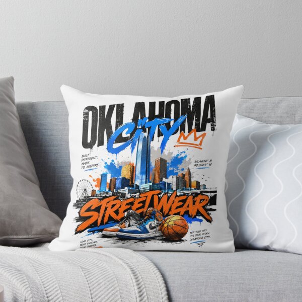 Item preview, Oklahoma City Streetwear Vibes – Urban Skyline Graphic designed and sold by Countries&Cities Shop.