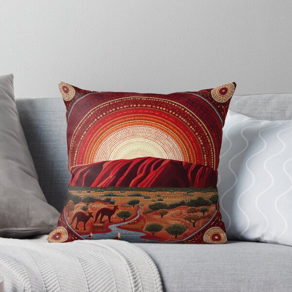Item preview, Aboriginal Inspired Art - Ayers Rock Uluru Resort designed and sold by GrinGalore.