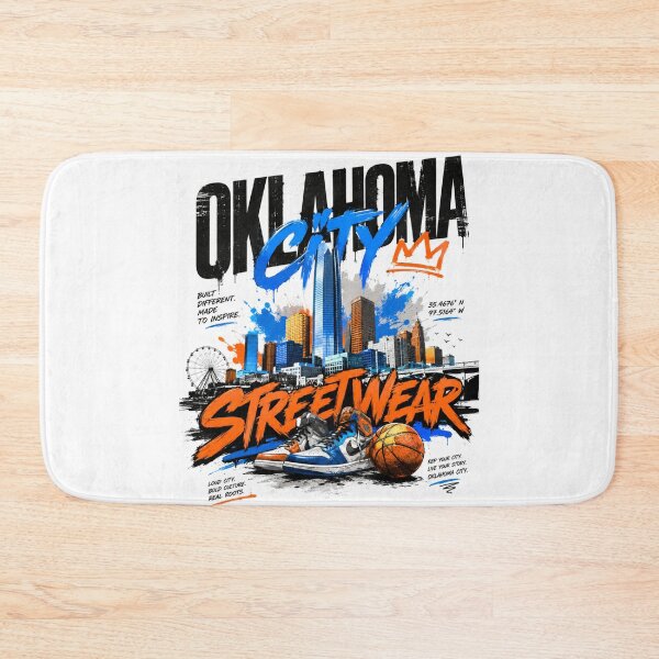 Item preview, Oklahoma City Streetwear Vibes – Urban Skyline Graphic designed and sold by Countries&Cities Shop.