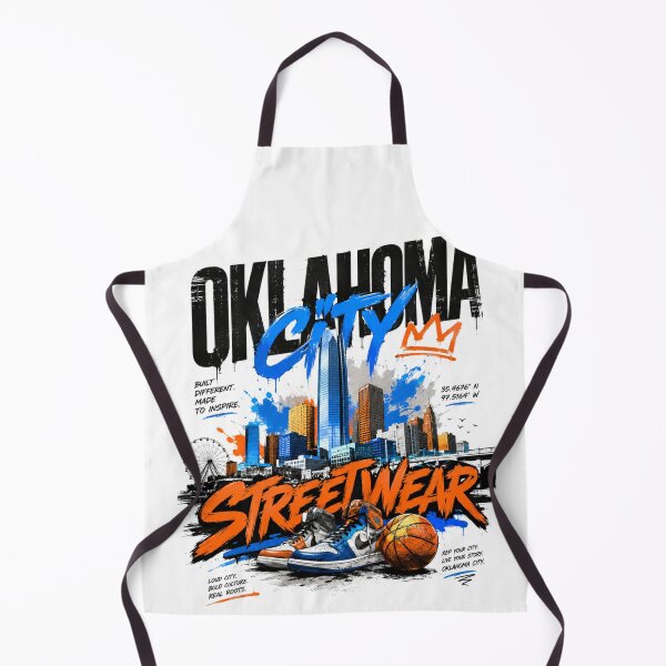 Item preview, Oklahoma City Streetwear Vibes – Urban Skyline Graphic designed and sold by Countries&Cities Shop.