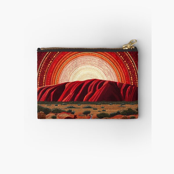 Item preview, Aboriginal Inspired Art - Ayers Rock Uluru Resort designed and sold by GrinGalore.