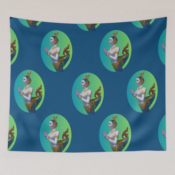 Item preview, Kinnaree Green Oil Paint Multipack Stricker designed and sold by Linklandiya.