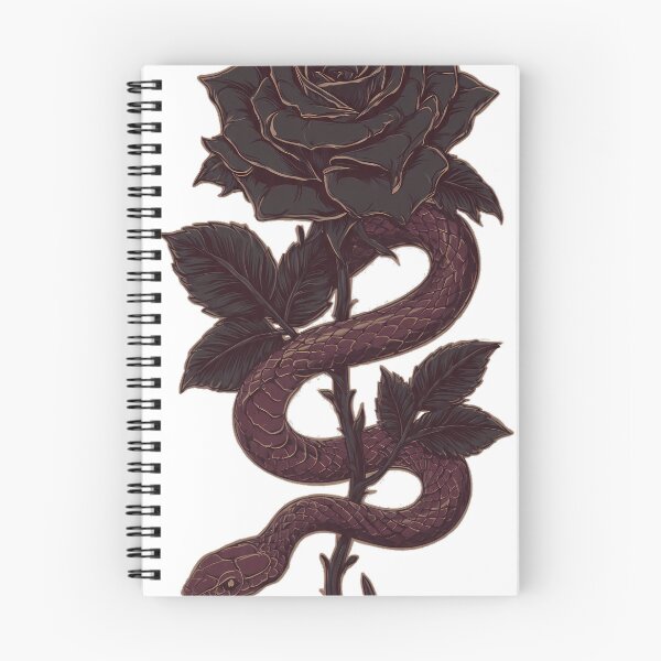 Item preview, Serpent Black Rose designed and sold by IllumeInk.
