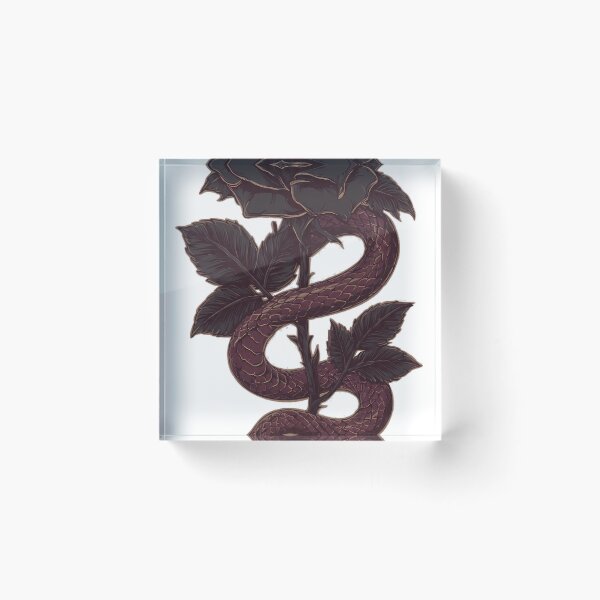 Item preview, Serpent Black Rose designed and sold by IllumeInk.
