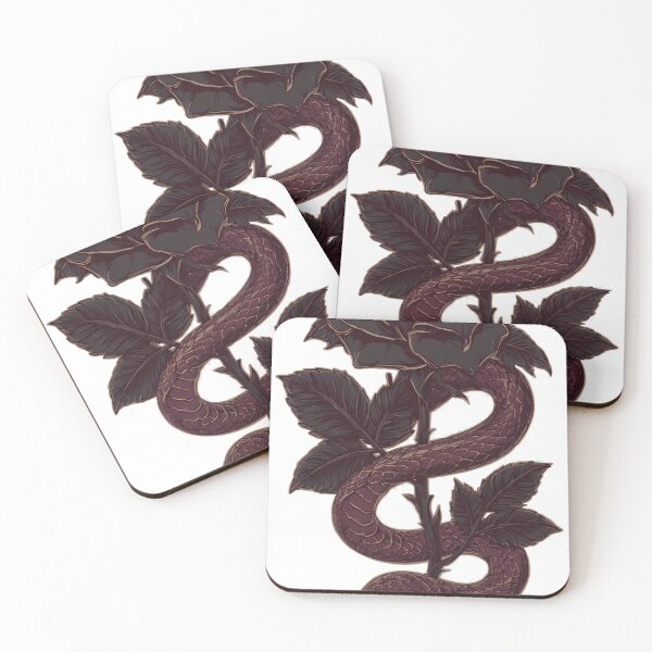 Item preview, Serpent Black Rose designed and sold by IllumeInk.