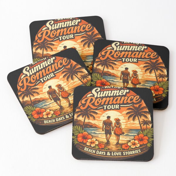Item preview, Retro Summer Romance Tour Romantic Summer Vacation Couple Design designed and sold by RoyesButler.