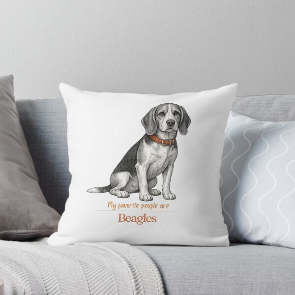 Item preview, My Favorite People Are Beagles | Beagle Mom Dad Gift | Hound Dog designed and sold by The Frog.