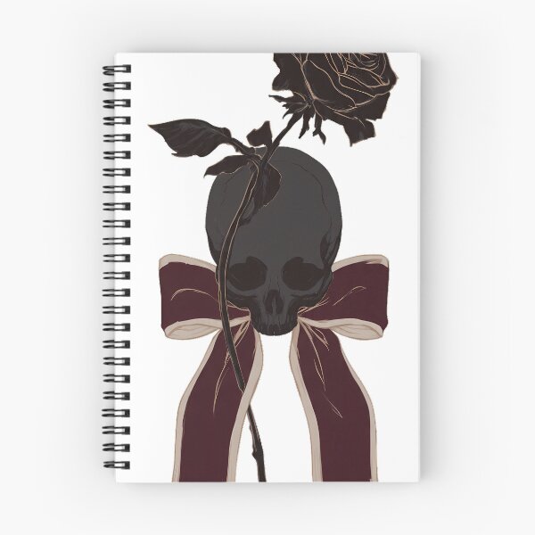 Item preview, Velvet Bow Skull Rose designed and sold by IllumeInk.