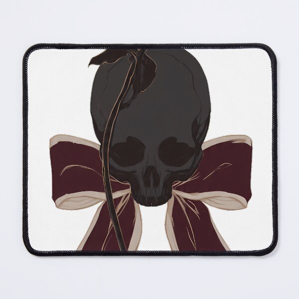 Item preview, Velvet Bow Skull Rose designed and sold by IllumeInk.