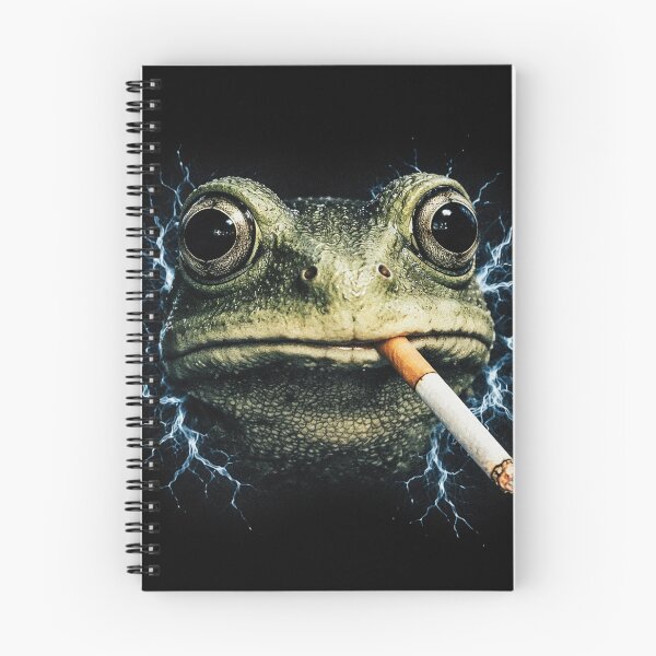 Item preview, Smoking Frog Meme  designed and sold by brocknanart.