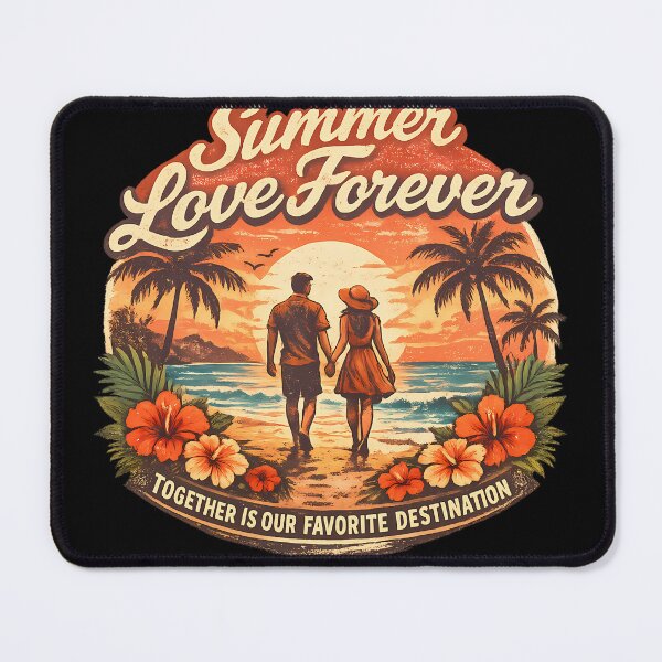 Item preview, Summer Love Forever Romantic Summer Vacation Couple Design designed and sold by RoyesButler.