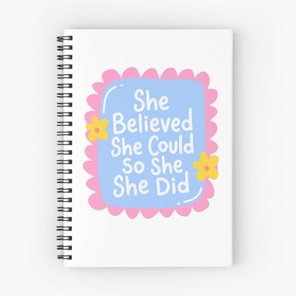 Item preview, She Believed She Could So She She Did Inspirational Quote Women Empowerment designed and sold by RetroMini2026.