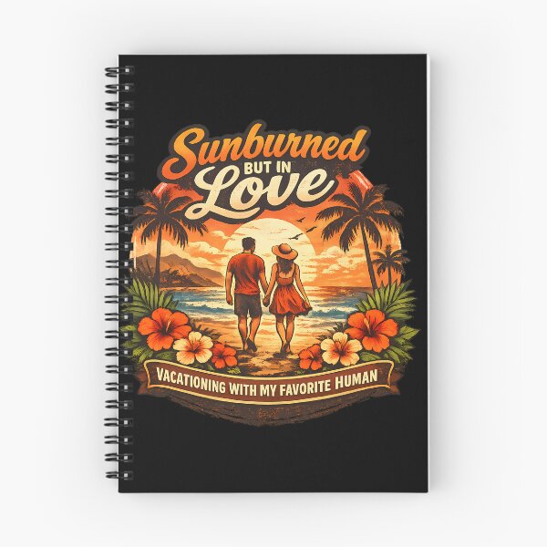 Item preview, Sunburned But In Love Romantic Summer Vacation Couple Design designed and sold by RoyesButler.