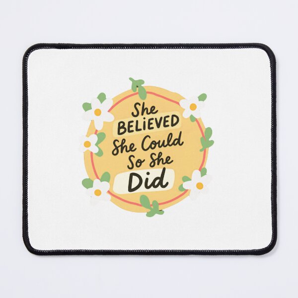 Item preview, She Believed She Could So She Did Womens Inspiration Empowerment designed and sold by RetroMini2026.