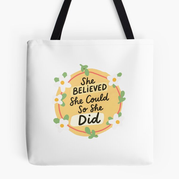 Item preview, She Believed She Could So She Did Womens Inspiration Empowerment designed and sold by RetroMini2026.