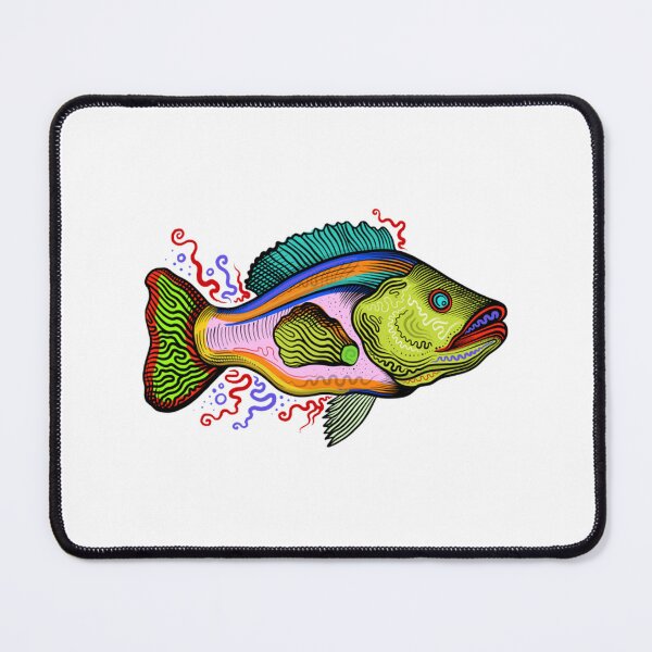 Item preview, Colorful Fish Vibrant Underwater Rainbow Art designed and sold by Inkirra.