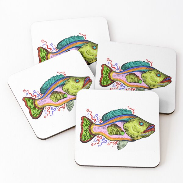 Item preview, Colorful Fish Vibrant Underwater Rainbow Art designed and sold by Inkirra.